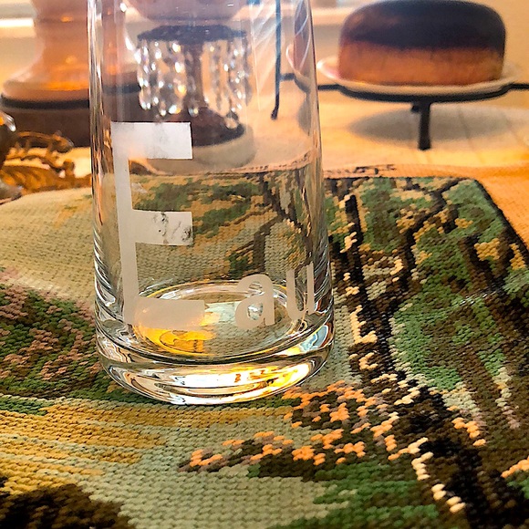 EUC- Vintage Eau Pitcher - Picture 2 of 10